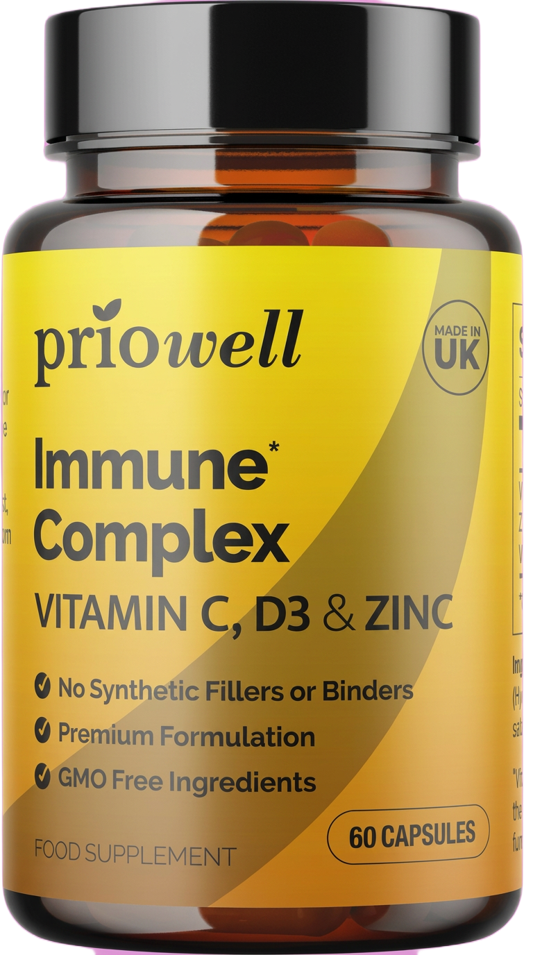 Priowell Immune Complex supplement bottle